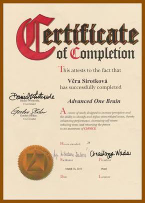 Advanced One Brain - Věra Sirotková