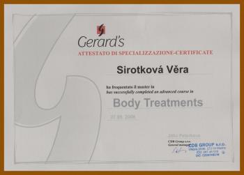 Body treatments - Věra Sirotková